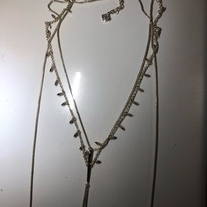 Gold Kendra Scott body chain